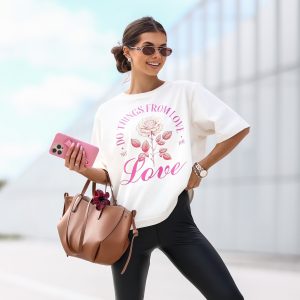 T-shirt Rose